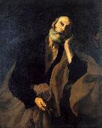Jose de Ribera Arrependimento de Sao Pedro painting